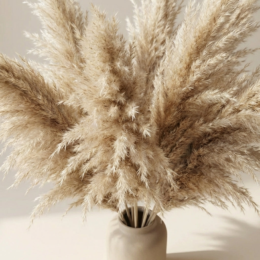 Dried Pampas Grass | 80 cm Natural Stems