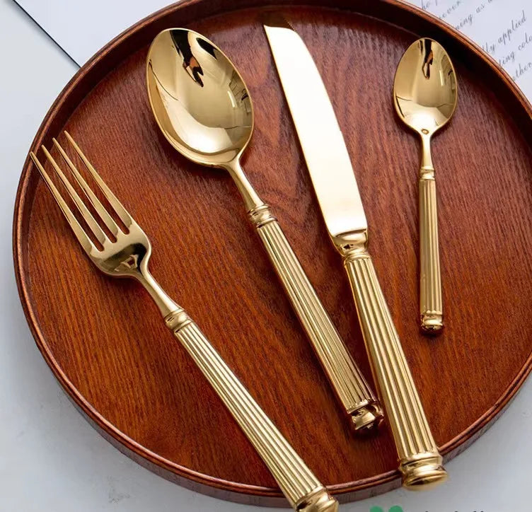 European Silverware Set – Luxury Stainless Steel Cutlery