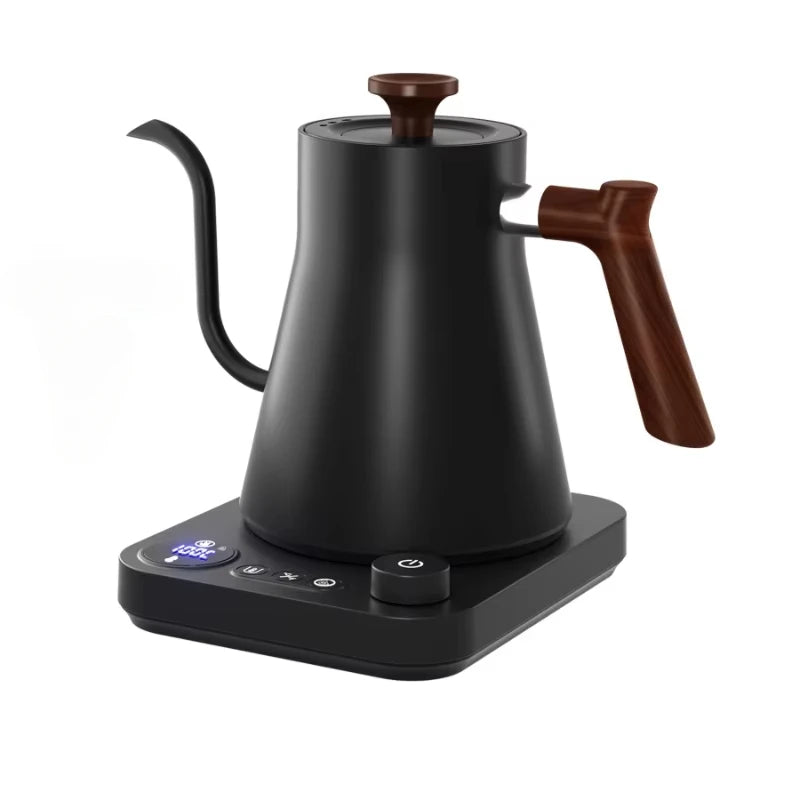 Intelligent Electric Kettle 900ML – Gooseneck Spout, 220V 1200W Precision Brewing