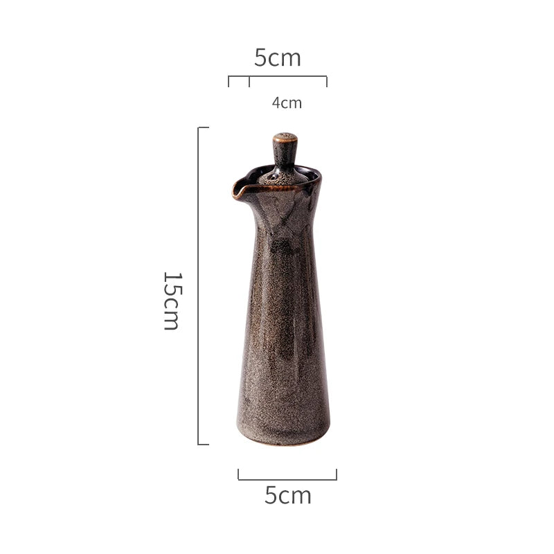 Ceramic Olive Oil Dispenser – 15 cm – Premium Kitchen & Table Accessory