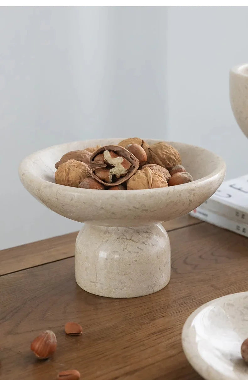 Marble Decorative Tray & Bowl Set – Home Décor & Jewellery Storage