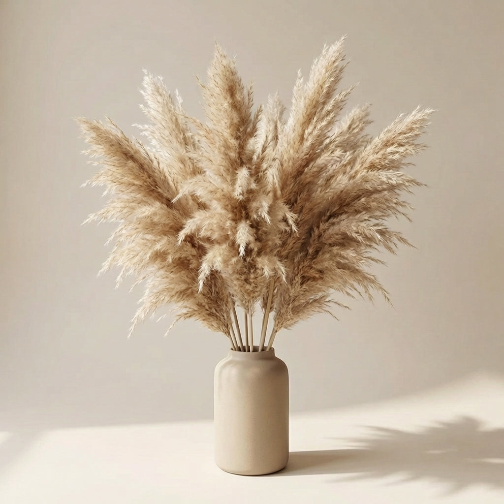 Dried Pampas Grass | 80 cm Natural Stems