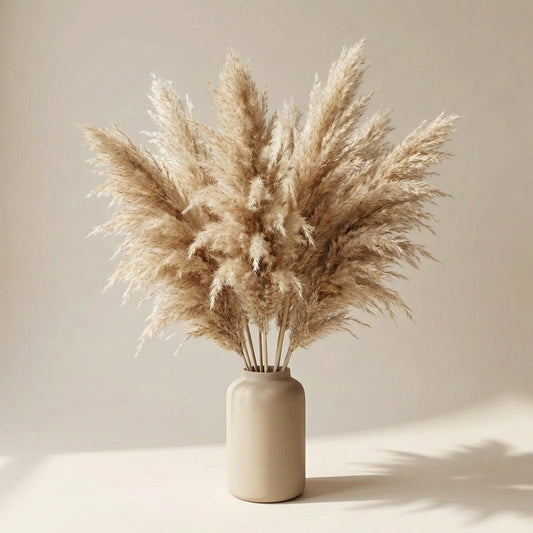 Dried Pampas Grass | 80 cm Natural Stems