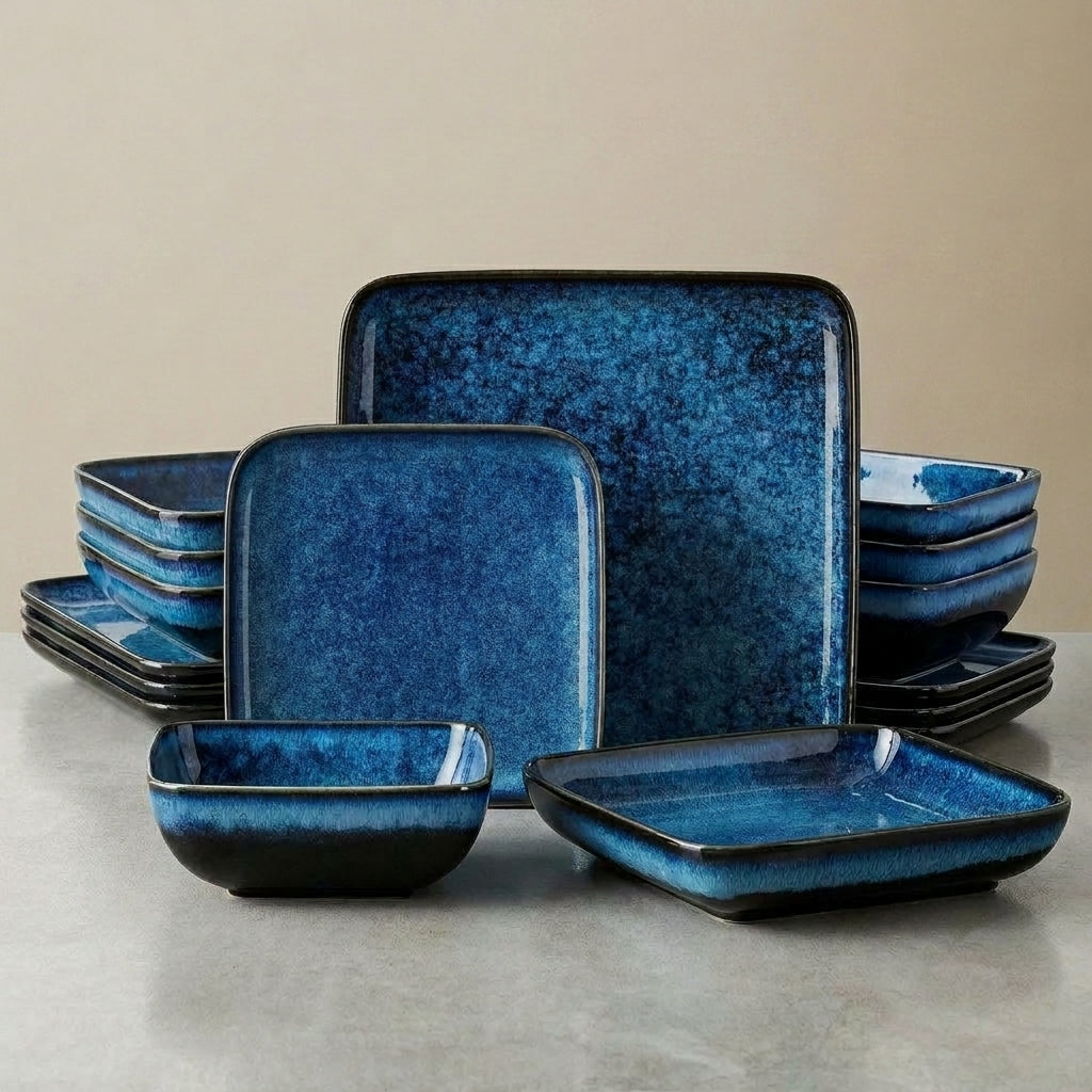 Handcrafted Ceramic Dinner Set | 16 Piece