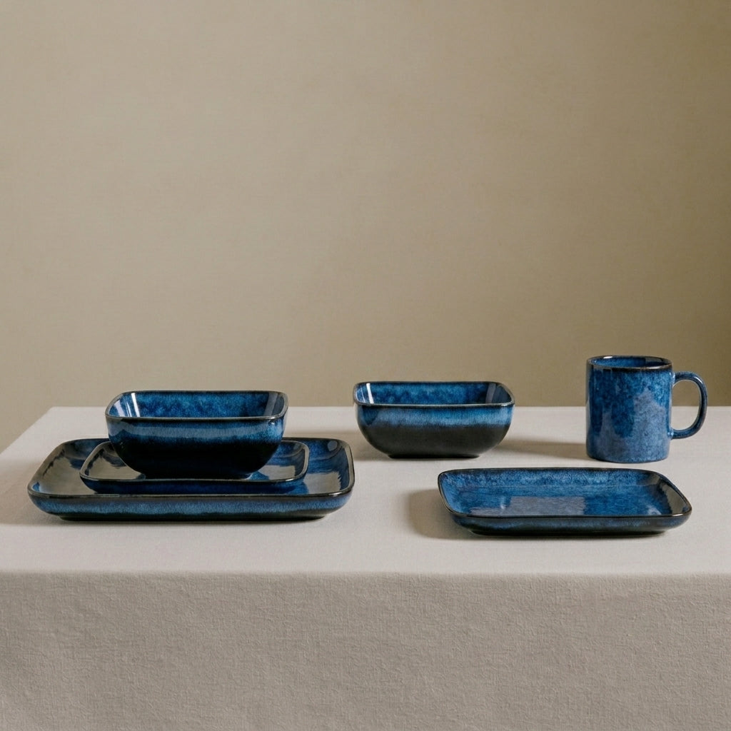 Handcrafted Ceramic Dinner Set | 16 Piece