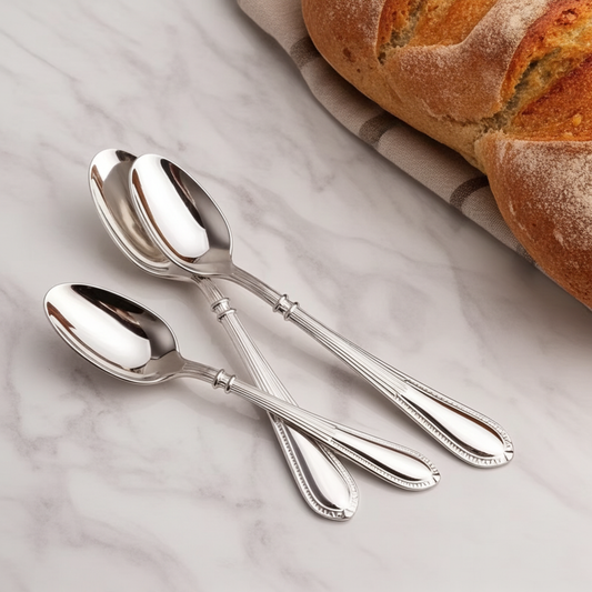 European Silverware Set – Luxury Stainless Steel Cutlery Silver