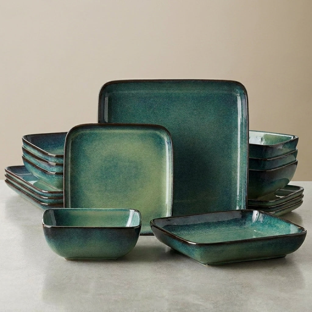 Handcrafted Ceramic Dinner Set | 16 Piece