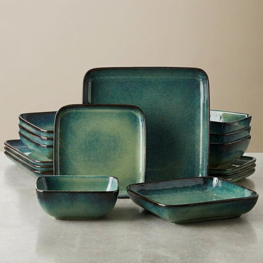 Handcrafted Ceramic Dinner Set | 16 Piece