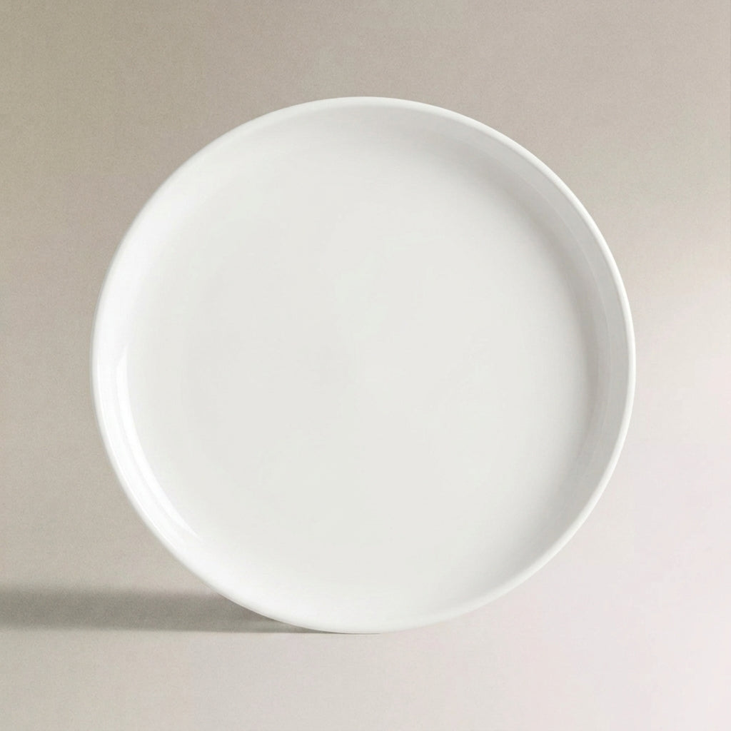 White Stoneware Dinner Set | Handcrafted Ceramic