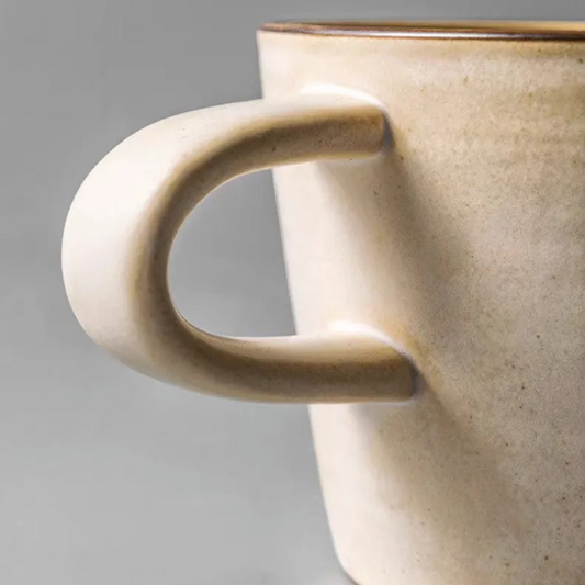 Ceramic Mug and Plate Set – 180 ml – Minimalist &amp; Elegant Tea and Coffee Set