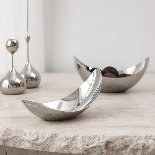 Petal Bowl Collection – Luxury Stainless Steel Designer Fruit Bowls & Serving Trays