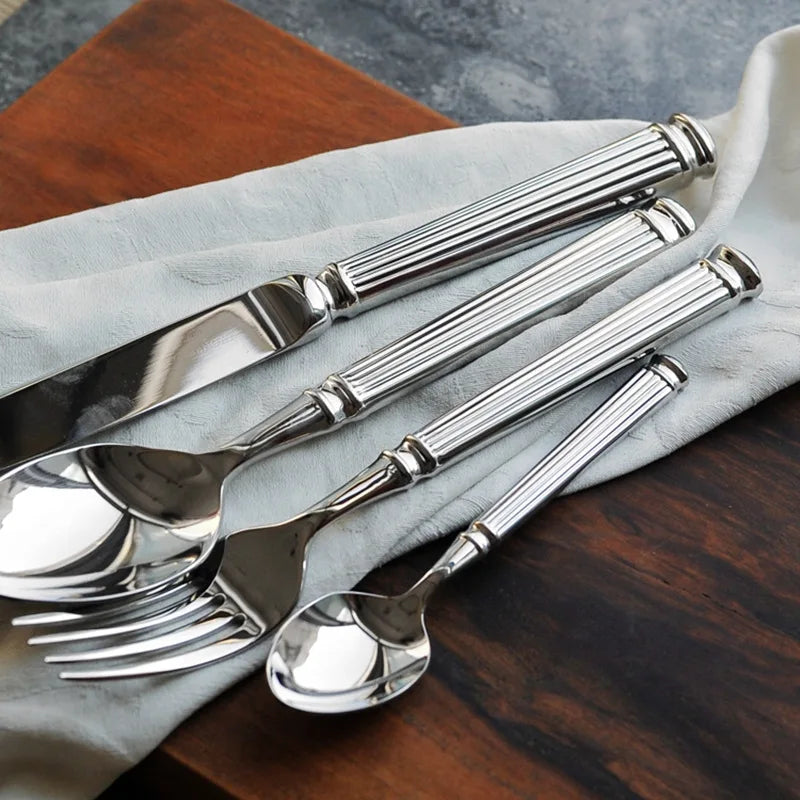 European Silverware Set – Luxury Stainless Steel Cutlery