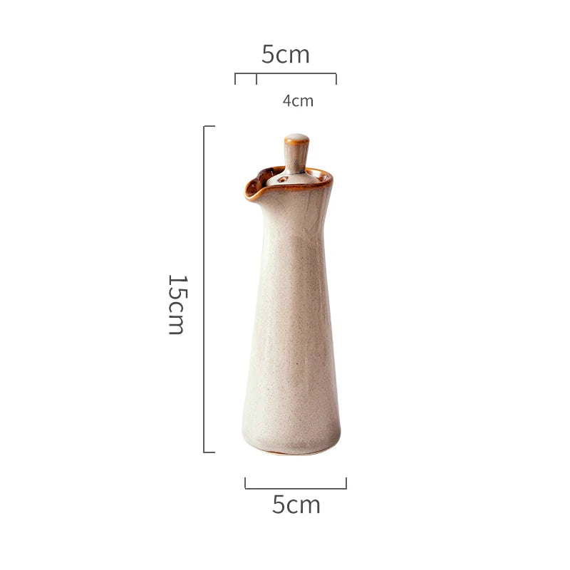 Ceramic Olive Oil Dispenser – 15 cm – Premium Kitchen &amp; Table Accessory