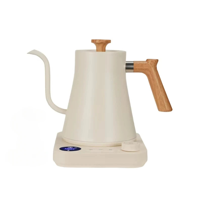 Intelligent Electric Kettle 900ML – Gooseneck Spout, 220V 1200W Precision Brewing